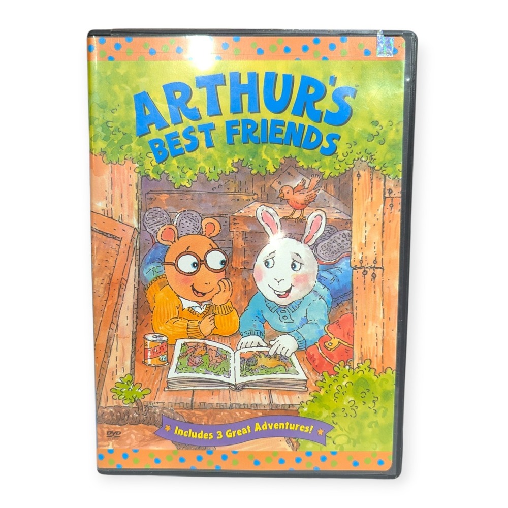 Arthur's Best Friends DVD Sony Wonder PBS Kids 3 Great Adventures 2003 LVD 54224 - Picture 5 of 7